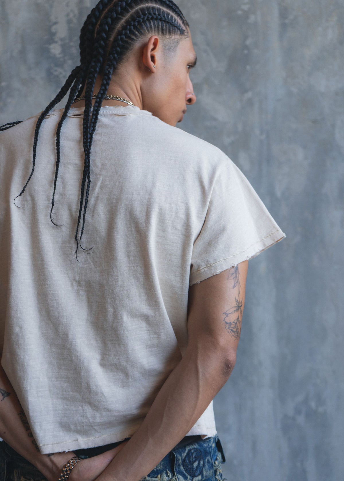 Bone White Slub Tee