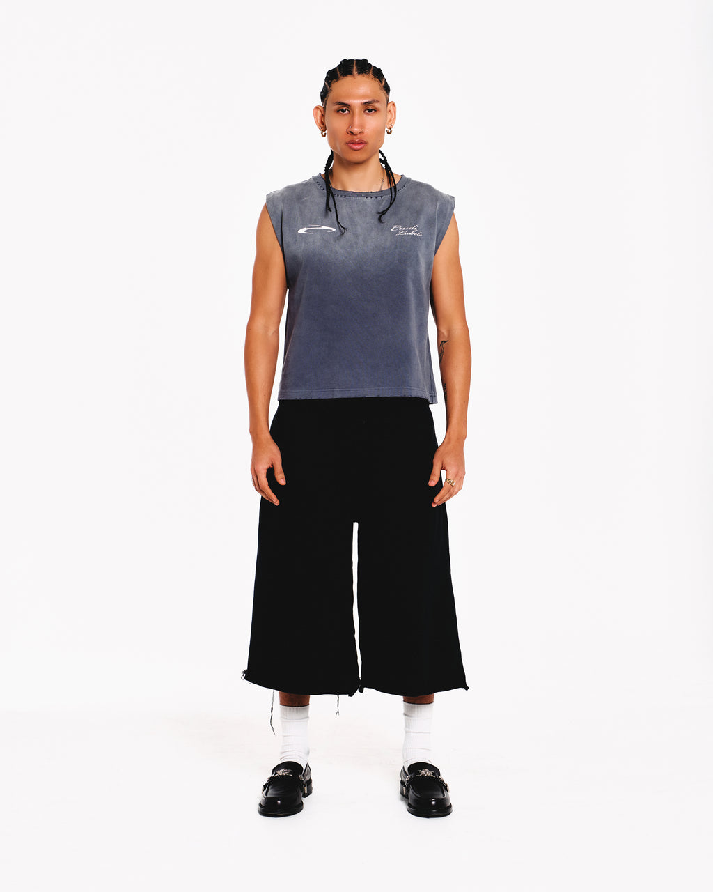 Contour Muscle Tank (Sunfaded Navy)